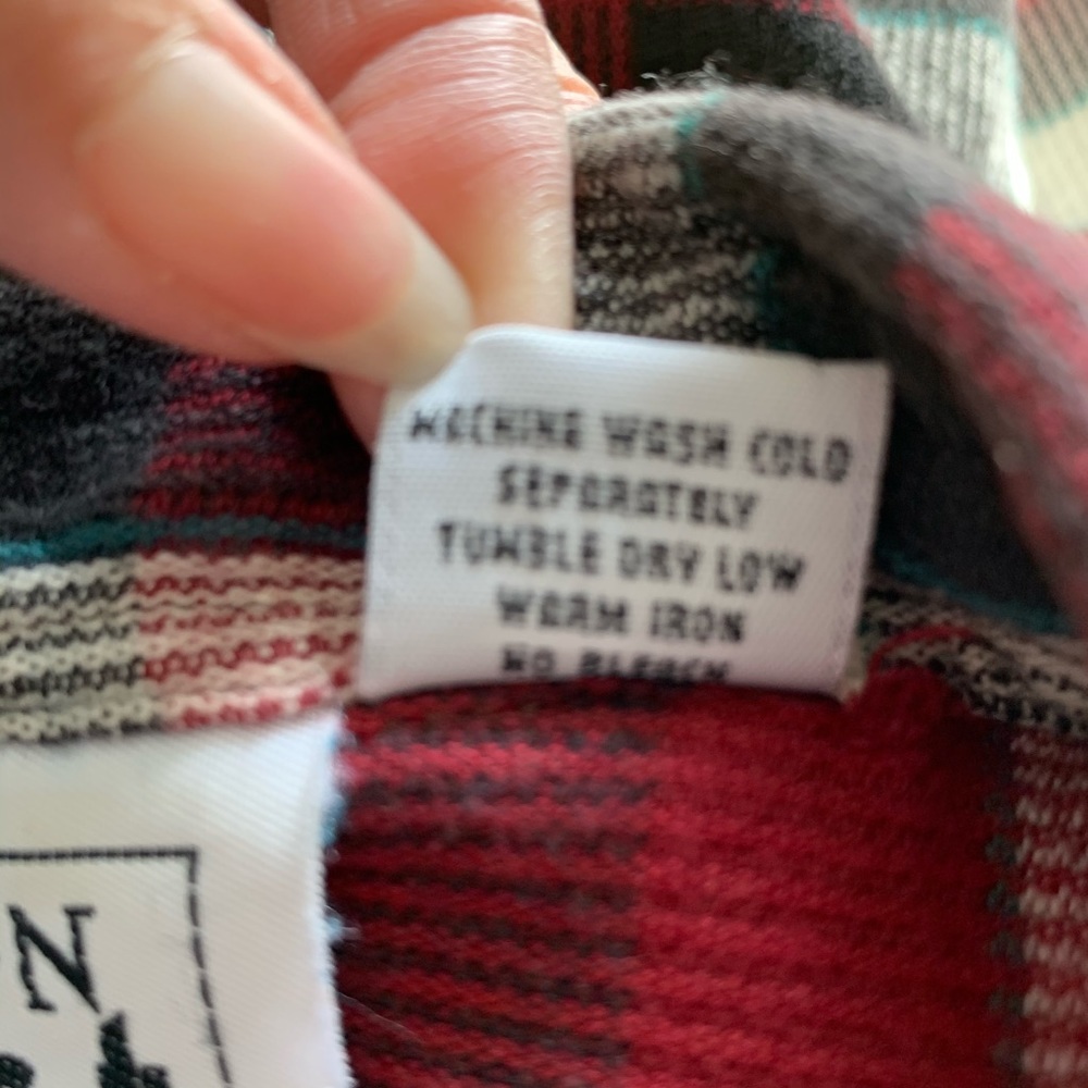 KEREN Hart Plaid Zipper Barn Shirt, Jacket, or Shacked Medium - Picture 8 of 9